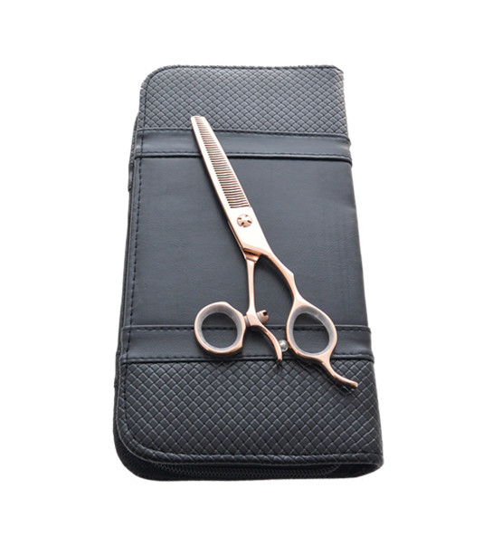 Matsui Roségold modelling scissors with movable thumb eye