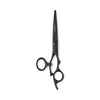 Matsui Mattschwarz hairdressing and modelling scissors with movable thumb as a set