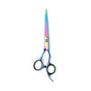 Matsui rainbow offset hairdressing and modelling scissors in a set