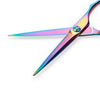 Matsui rainbow offset hairdressing and modelling scissors in a set