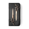 Matsui Roségold Aichei Offset hairdressing and modelling scissors in a set