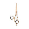 Matsui Roségold hairdressing and modelling scissors with movable thumb as a set