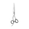 Matsui lefthand silver Aichei offset hairdressing scissors