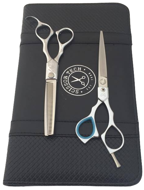 Yasaka hairdressing and modelling scissors in a set